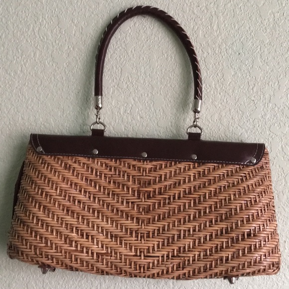♥️Vintage woven bag♥️ - Picture 3 of 6